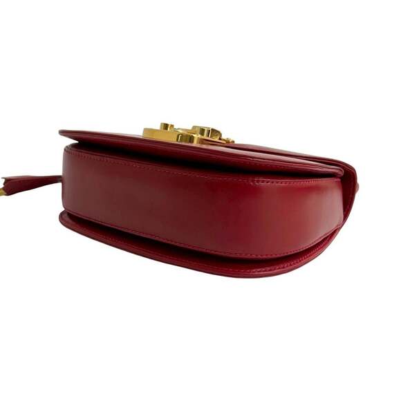 GUCCI Authentic Vintage Red Leather Shoulder Bag - Picture 8 of 10